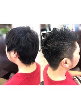 men'sカットも得意★丁寧なカウンセリングと技術力で幅広い層から人気!ON/OFF両方格好良く決まる