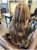 ハイライトカラー　ダブルカラー　stylist/miaki