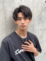 アーリー(Ali'i)&nbsp;ツイストスパイラルパーマセンターパート刈り上げマッシュパーマ