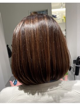 フク(FUKU) 【白髪染め卒業】柔らかボブ