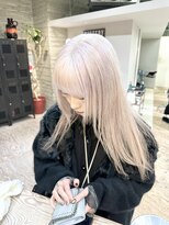 ヲタク(wotaku.)&nbsp;色素薄めカラーホワイトミルクティーダブルカラーケアブリーチ