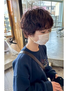 ヘアラウンジ アングゥ(hair lounge ungu) オレンジパーマヘア