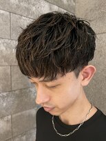 ニアウ 伊勢崎連取店(Niau)&nbsp;メンズマッシュツイストスパイラルパーマメンズパーマ