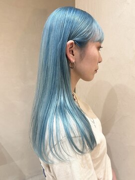 ヒビヲ(HIBIO) 横浜ハイトーンカラーミルクティーピンクシルバーアッシュカラー