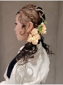 黒髪/ボブルフ/ネビージュ/小顔/ワンレン/梅田/髪質改善/前髪