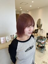 メルク(merc)&nbsp;カール/セミディ/シアーカラー/姫カット/ピンク