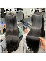 リラエ(North Lyrae)&nbsp;髪質改善縮毛矯正Before/After