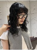 【山本日向子】ミディアム/ミディアムパーマ/ニュアンスパーマ