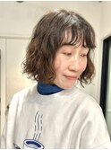 ショートボブ/外国人風パーマ/ボブパーマ