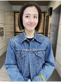 ladies/ミルクティーグレージュアッシュグレージュダブルカラー