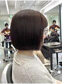 ボブ ボブカット ボブヘア ミニボブ レイヤーボブ　切りっぱなし