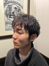 ラヴィザバーバー 理容室(LAVIE the BARBER) ショート2ブロックニュアンスパーマアイロンパーマ