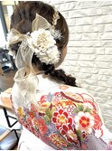 袴の×ヘアアレンジ