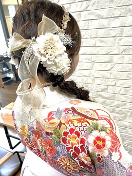 ザブックハンドサロン(The book hand salon) 袴の×ヘアアレンジ