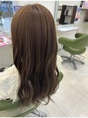 ブリーチなしオリーブベージュ