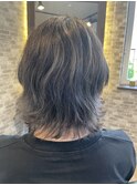 メンズミディアムアッシュグレー