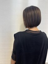 ヘアースタジオ ゼン カロン(Hair studio Zen kalon)&nbsp;レイヤーボブ、艶カラー