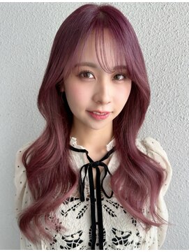 ロージアバイアルティナ(ROSIER by artina) 顔周りレイヤー/韓国風巻き/透明感ピンクラベンダー