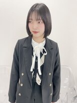 シー(shii..)&nbsp;《shii../大黒》#ミニボブ#ぷつんカット#シースルーバング