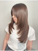 ロングレイヤースタイル