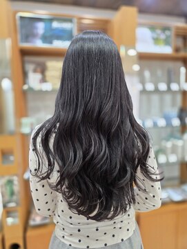 プランタンアヴェダ(printemps AVEDA) 艶感きわだつナチュラルダークブラウンロング