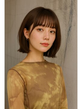 エアージェイ(airJ) 可愛いいぱっつんボブ