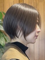 エリマ 調布(elima) 調布イルミナカラーマッシュショートヘアミルクティーベージュ