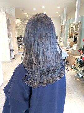 ルーム 郡山店(ROOM) ブリーチ1回~ラベンダーグレージュ×髪質改善カラー♪