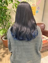 エスアンドエスさかもと イオン高松東店(S&S) アッシュグレー/ブルーエンドカラー