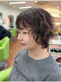 ショートウルフ　ウルフパーマ　20代　30代