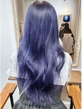 ミモザワークス ヘアアレンジ ブルーラベンダー