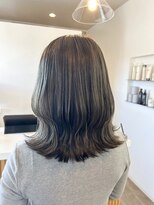 クララジャパン ナベシマ(CLALA JAPAN Nabeshima)&nbsp;ボブ　ミルクティーベージュ　艶髪　髪質改善カラー　ショート