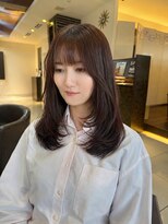 フォルテ 草薙店&nbsp;ピンクブラウン　レイヤーカット　西村ひより
