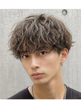 ナチュラル 南越谷店(Natural) メンズツイストスパイラルパーマラウンドマッシュ
