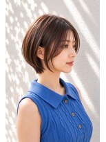 テラ(terra)&nbsp;大人可愛い丸みショートボブ/20代30代40代