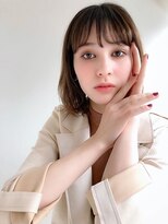 ヌイ 横浜(nui)&nbsp;ジンジャーベージュ_毛先パーマことりベージュ