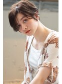 Chlom☆新宿 ハイライトベージュイルミナカラーハンサムショート