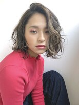 アイティー バイ アルバム 浦和店(IT by ALBUM) カジュアルボブ_ハイライトカラーセミウェットウェーブ_36542