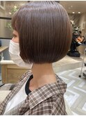 ココアブラウンコンパクトボブ【杉野ちひろ】