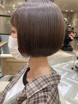 ルームバイシー 新宿(Loom. by Sea)&nbsp;ココアブラウンコンパクトボブ【杉野ちひろ】