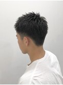 刈り上げツーブロック メンズビジネスベリーショート