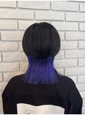 ザ・個性的髪☆ウルフヘア&ブルーブラック!