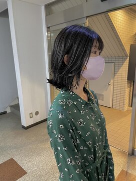 ヘアアンドスペース ベロン(hair&space velon) レイヤー外ハネボブ