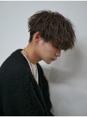パーマ風マッシュ