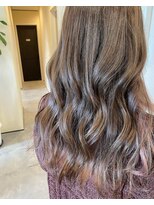 ウーヴリール 総社店(ouvrir)&nbsp;ゆる巻きロング×インナーピンク