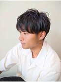 【大阪 蒲生四丁目 メンズカット】緩めスパイラルパーマ