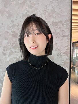 ノイズ エコル(Hair&Make NOISM ekolu ) ダークグレー×タッセルボブ