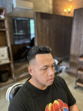 バーバー オールドランプ(BAR BER OLDLAMP) オールバック