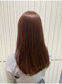 透明感ピンクブラウンカラー【町田/暖色/透明感/韓国風】