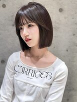 ロンドメリア 天神大名店(Lond Melia)&nbsp;小顔に見せるヘア/ワンレン/ボブウルフ/ネビージュ/黒髪カタログ